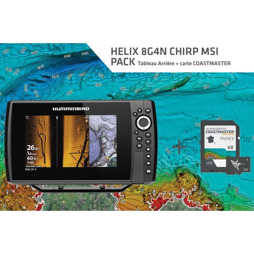 Pack comprenant un HELIX 8G4N-CMSI+TA et une carte COAST MASTER    RÉSEAU    Version MEGA Side imaging