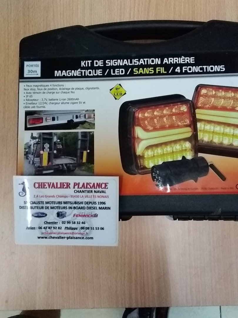 Kit feux de remorque sans fil LED