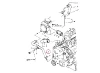 Durite de refroidissement (liaison Pompe-Echangeur) pour moteur YANMAR Série: 2GMF 2GM20F